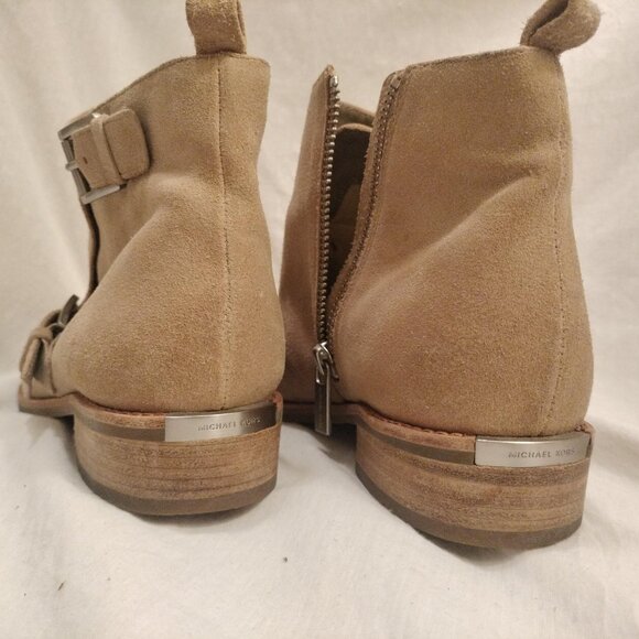 Michael Kors Adams Monk Strap Booties: Suede - Picture 6 of 13